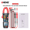 Aneng PN200 Цифровой зажим MELTIMER MULTIMETER AMMETER 4000 CONTS DC/AC 600A ТЕКА TECARTAGE CAR CAR HZ емкость NCV Тест OHM