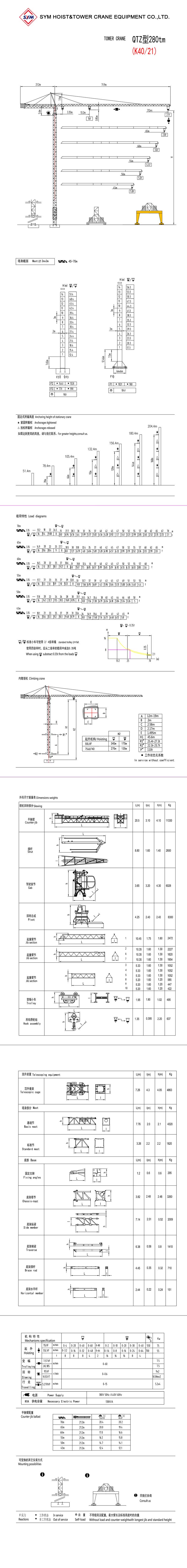 K4021 Tower Crane