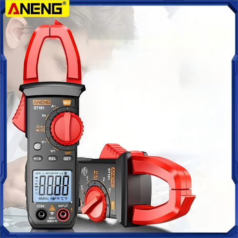Aneng PN200 Цифровой зажим MELTIMER MULTIMETER AMMETER 4000 CONTS DC/AC 600A ТЕКА TECARTAGE CAR CAR HZ емкость NCV Тест OHM