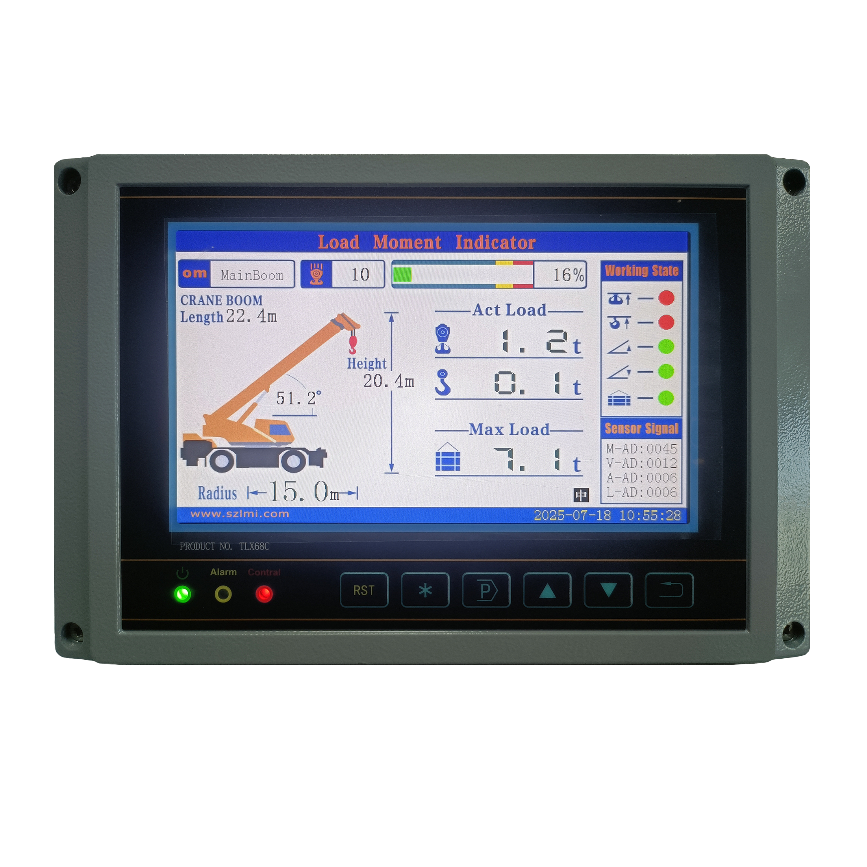 LMI Professional Mobile Mobile Crane Indicator SZ-M100 с динамическими возможностями взвешивания